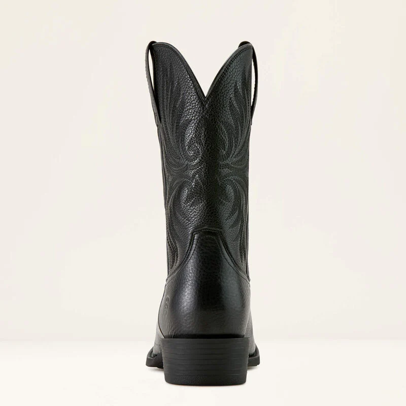 Ariat Men's Sport Narrow Cutter Toe Boot- Black - Image 5