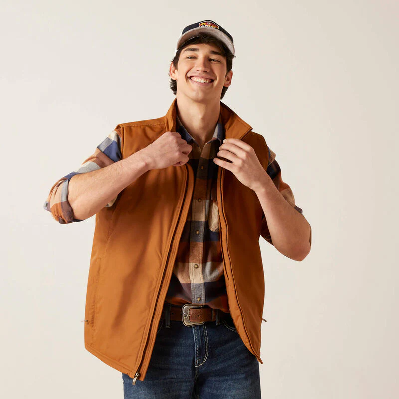 Ariat Men's Team Logo Insulated Vest - Chestnut