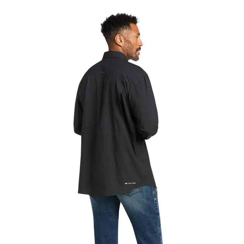 Ariat  Men's Venttek Outbound Classic Long Sleeve Shirt - Black - Image 3