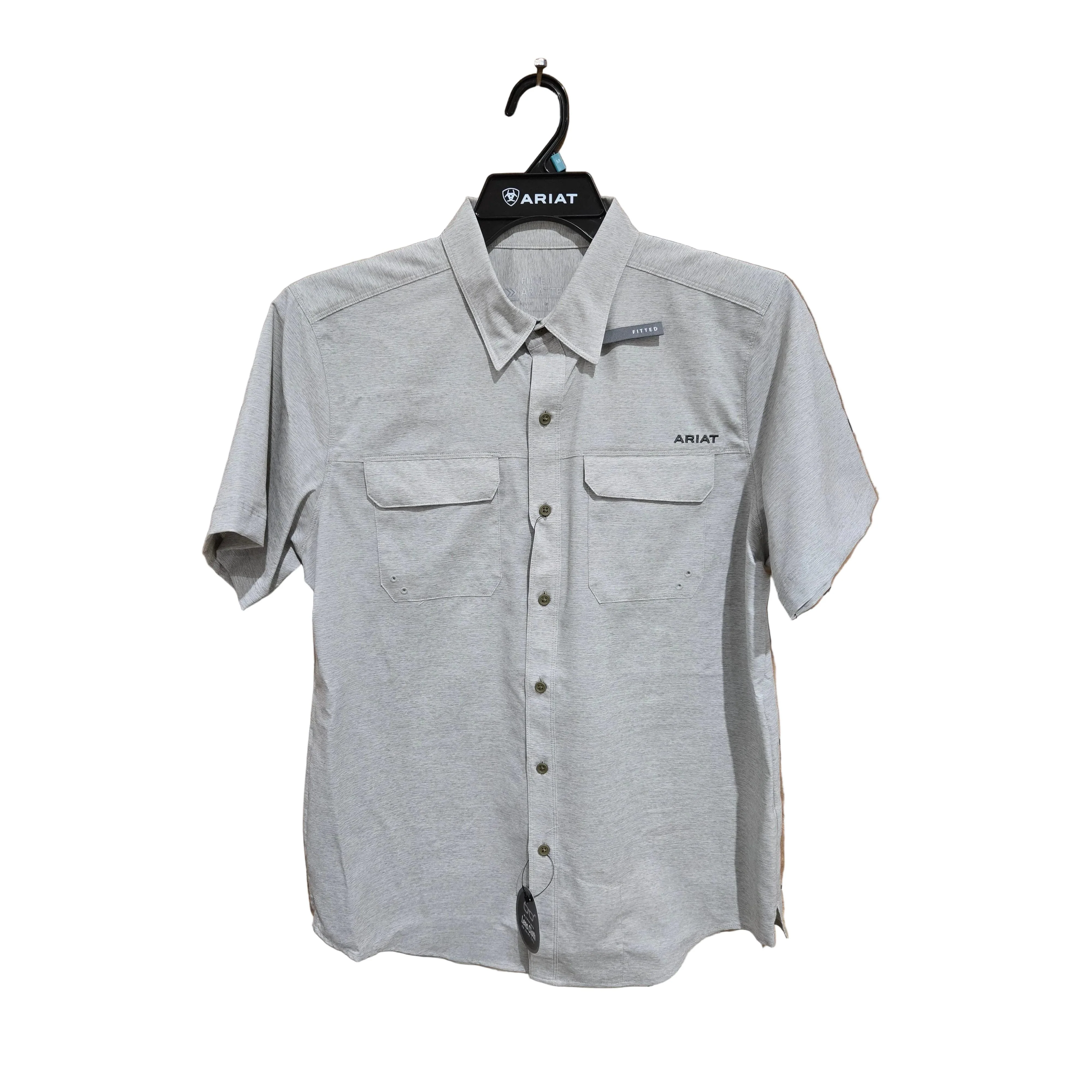 Ariat Men's Venttek Outbound FTD Short Sleeve Shirt - Brown