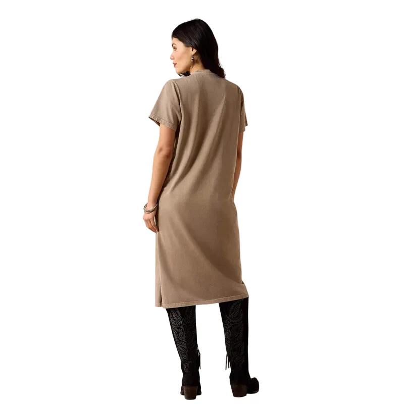Ariat Women's Bandito Dress - Taupe Mineral Wash - Image 2