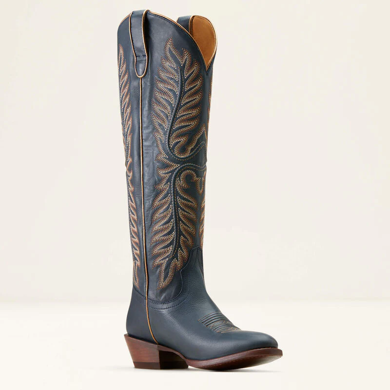 Ariat Women's Bella Stretchfit Western Boots - Nautical Navy - Image 6