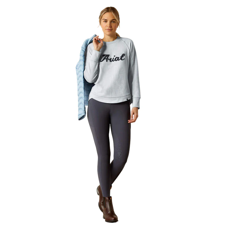 Ariat Women's Benicia Sweatshirt - Cerulean Heather - Image 3