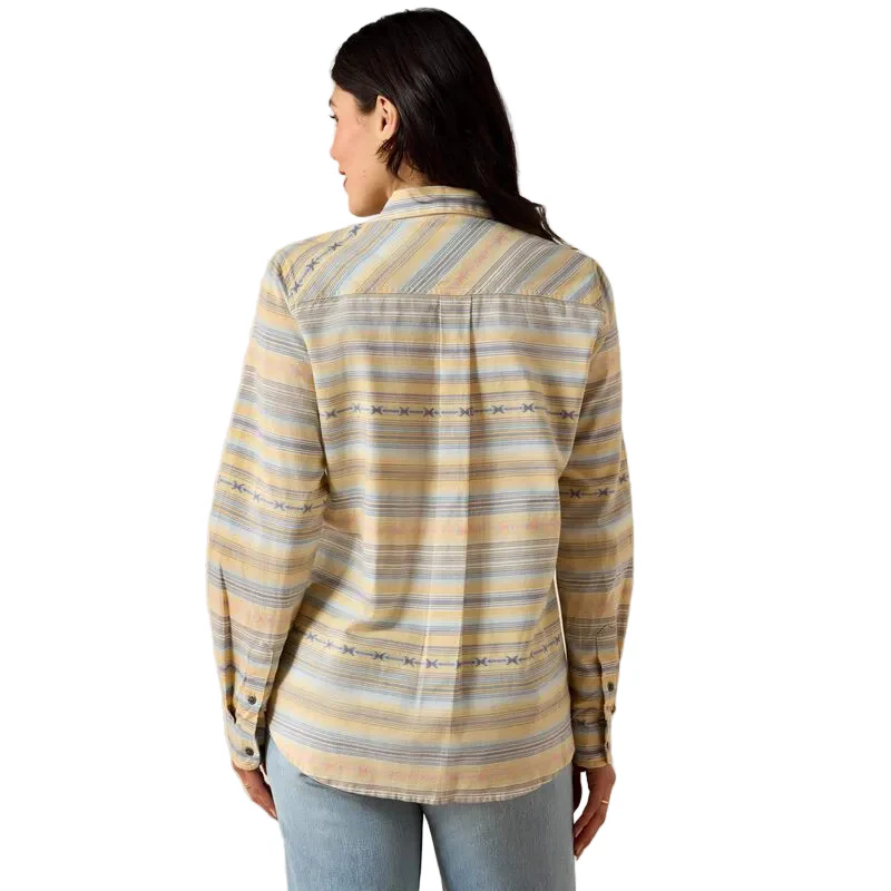 Ariat Women's Billie Jean Long Sleeve Shirt - Sunrise Serape - Image 3