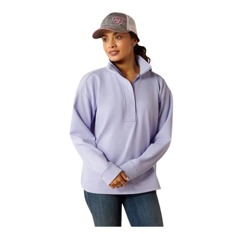 Ariat Women's Breeze 1/2 Zip Long Sleeve Sweatshirt - Assorted Colours - Image 3