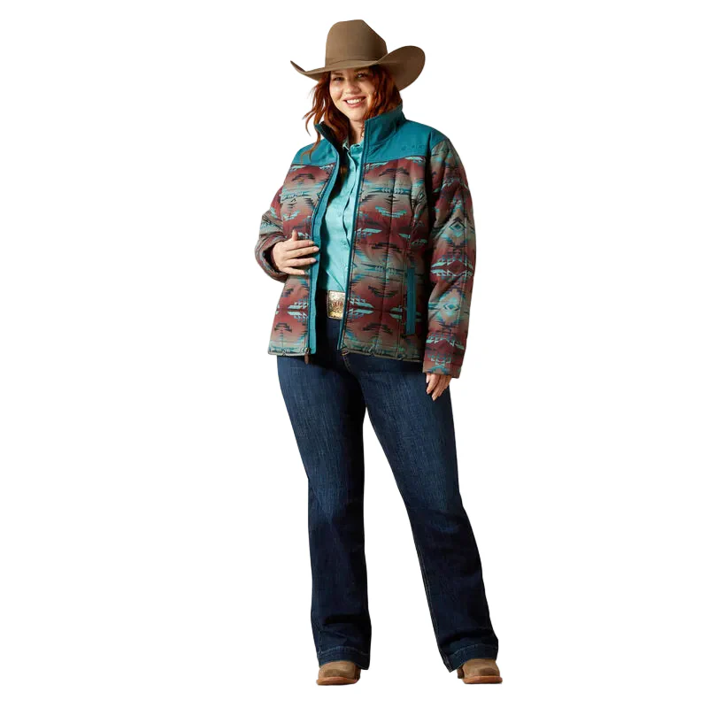 Ariat Women's Crius Insulated Jacket - Dragonfly Inez Print - Image 2