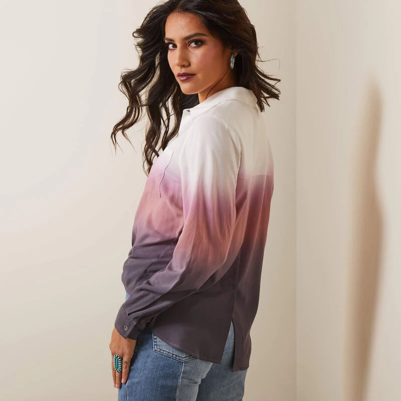 Ariat Women's Fade LS Top - Image 2