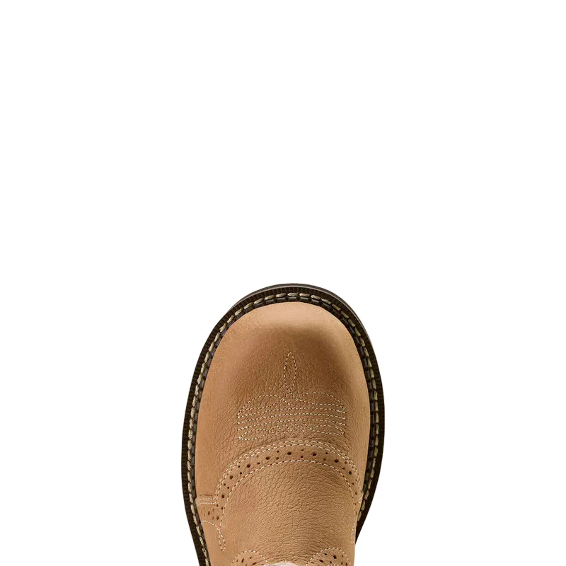 Ariat Women's Fatbaby Heritage Farrah Western Boot - Dusted Brown Sepia Stampede - Image 5