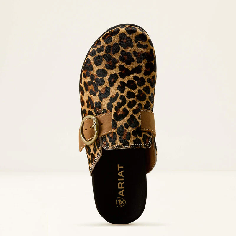 Ariat Women's Hair On Country Mule-Leopard Oxford Tan - Image 3
