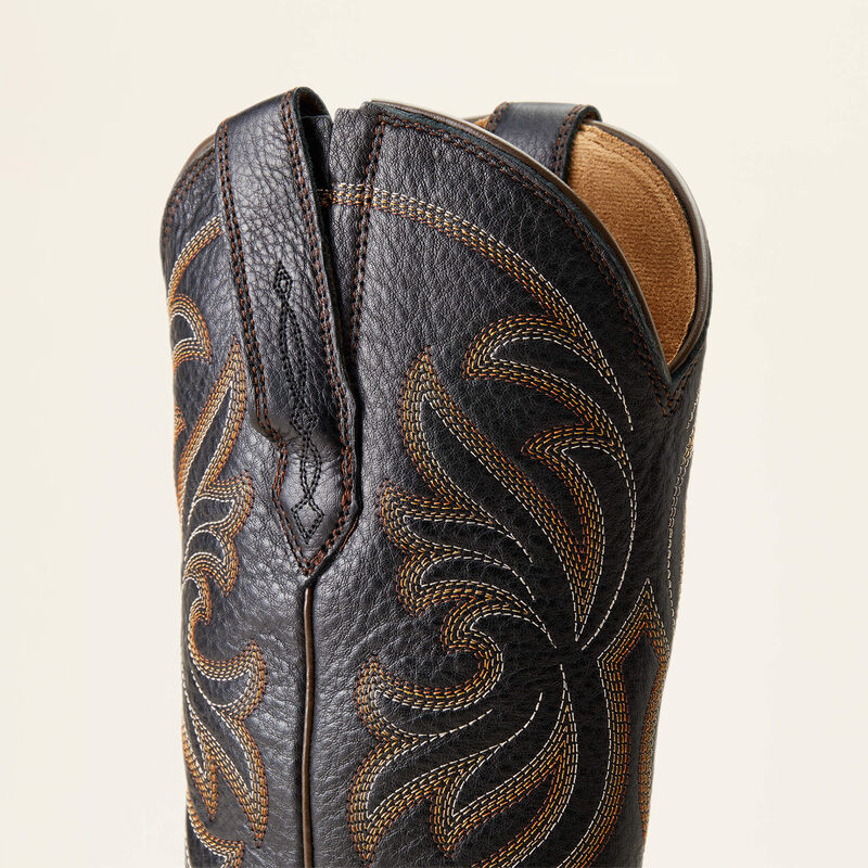 Ariat Women's Heritage J Toe Stretchfit Western Boots - Black Deertan - Image 8