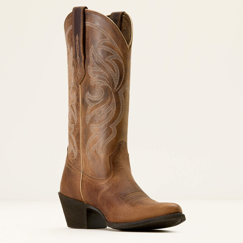 Ariat Women's Heritage J Toe Western Boot- Mesa Tan - Image 2
