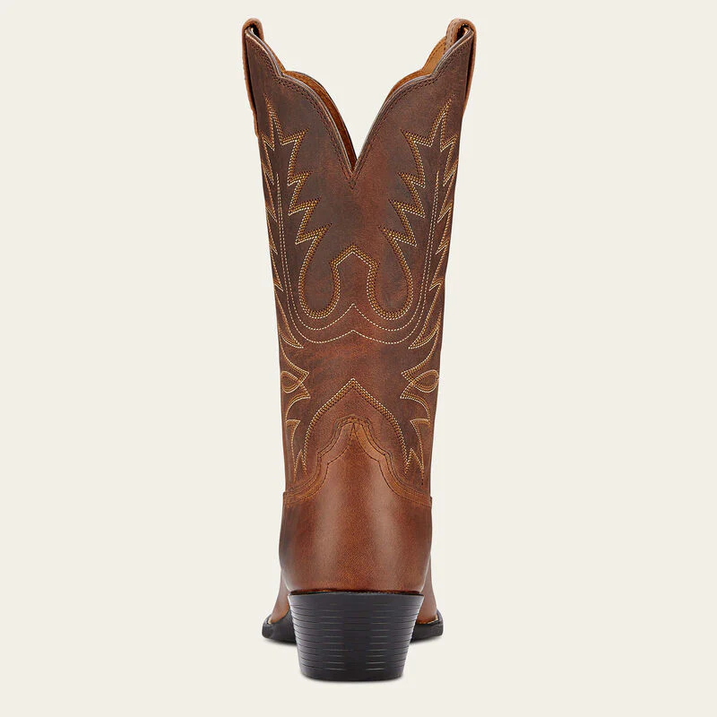 Ariat Women's Heritage Round Toe Western Boots - Distressed Brown - Image 5