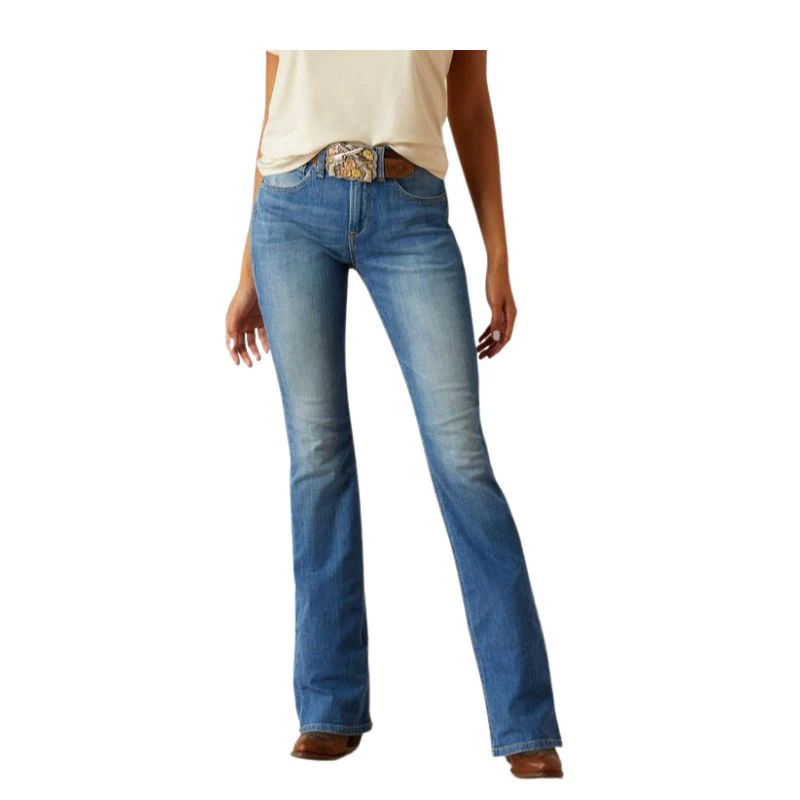 Ariat Women's High Rise Cassandra Boot Cut Jeans- Anaheim