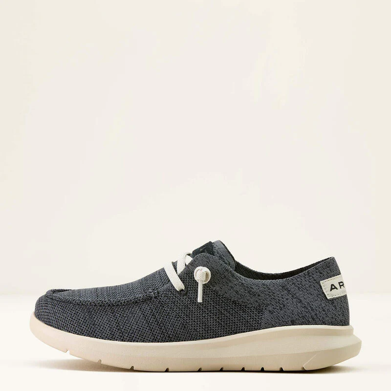 Ariat Womens Hilo Shoes - Heathered Smoke Knit - Image 2