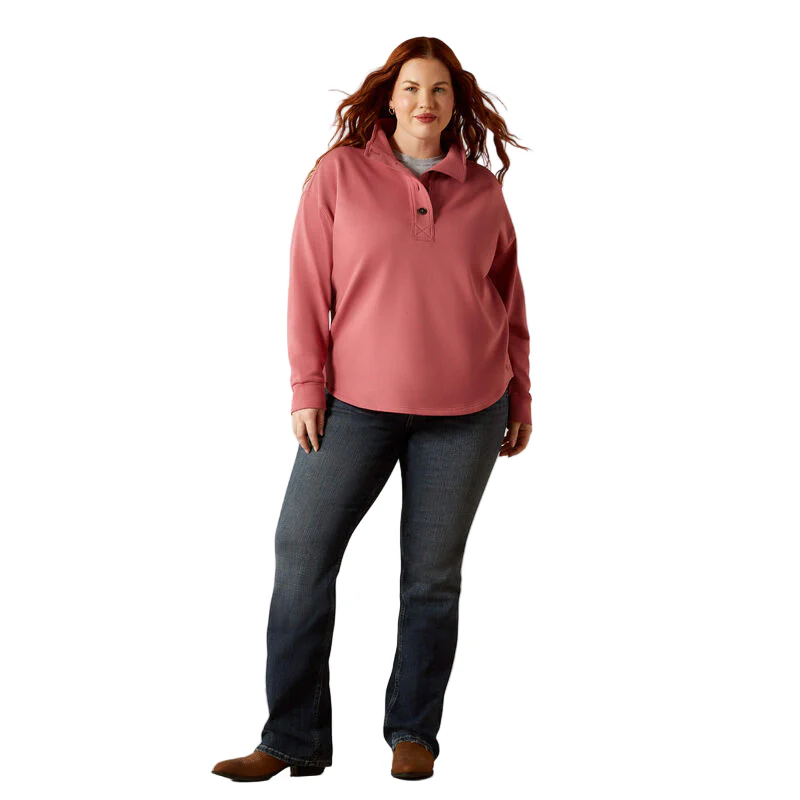 Ariat Women's Hometown Sweatshirt - Mauvewood - Image 2