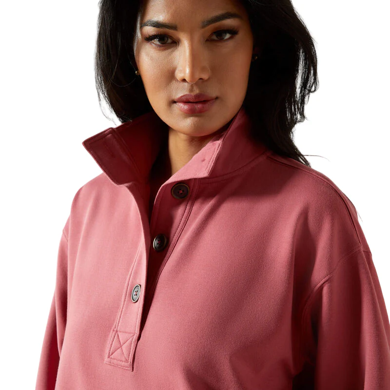 Ariat Women's Hometown Sweatshirt - Mauvewood - Image 4