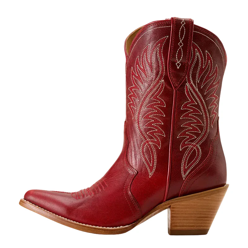 Ariat Women's Julietta J Toe Western Boot - Red Alert - Image 2