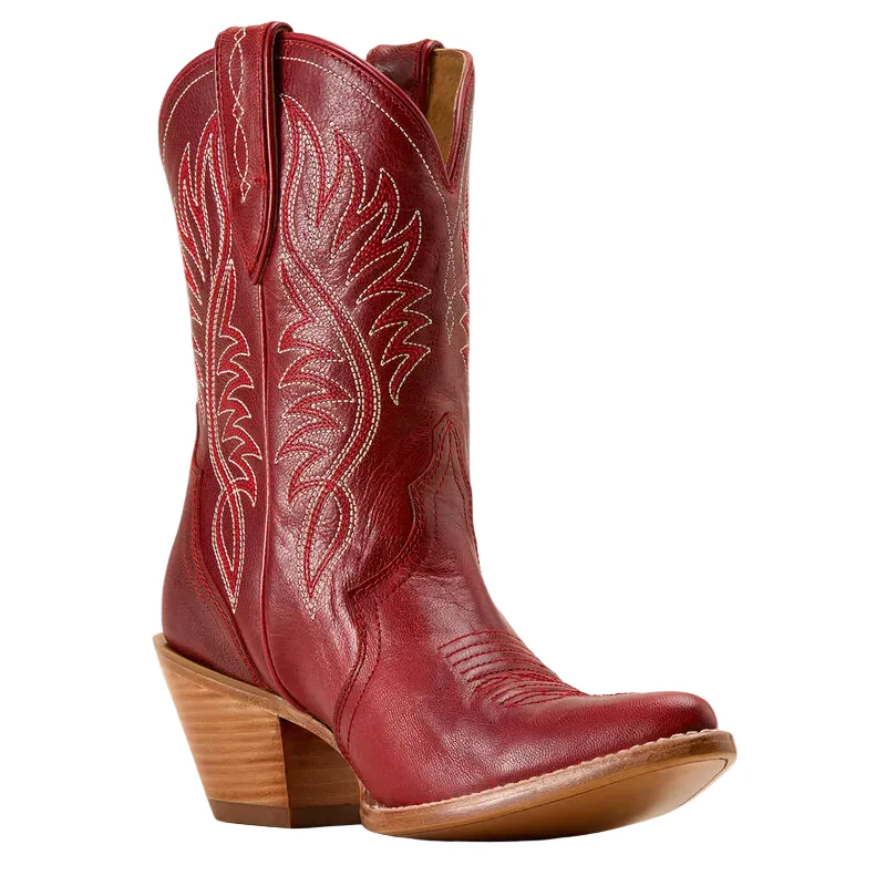 Ariat Women's Julietta J Toe Western Boot - Red Alert - Image 6