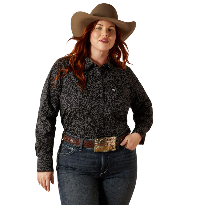 Ariat Women's Kirby Long Sleeve Stretch Shirt -Multiple Colours - Image 5