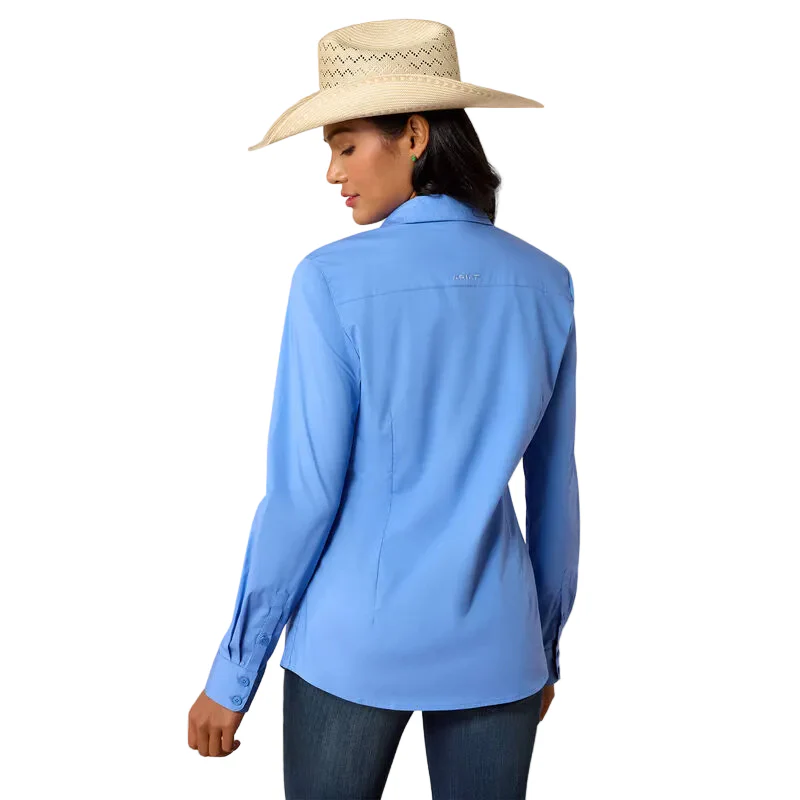 Ariat Women's Kirby Long Sleeve Stretch Shirt - Ultramarine - Image 2