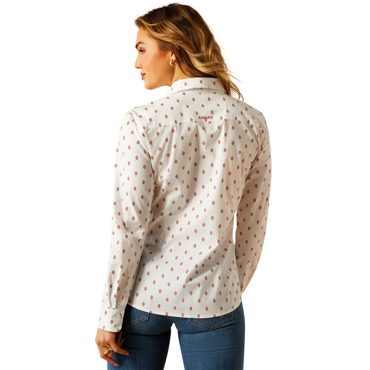 Ariat Women's Kirby Stretch Long Sleeve Shirt - Kai Ditsy - Image 2