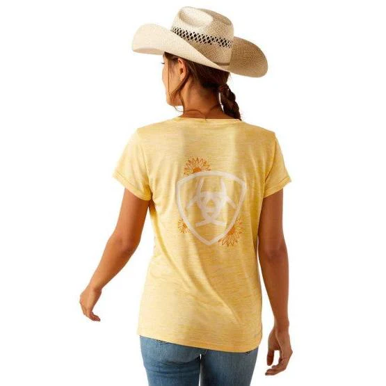 Ariat Women's Laguna Logo Short Sleeve T-Shirt - Jojoba - Image 2