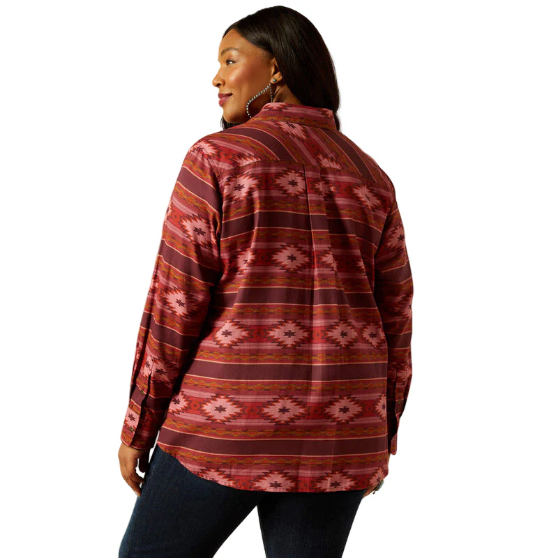 Ariat Women's Long Sleeve Billie Jean Shirt - Jewel Southwest - Image 2