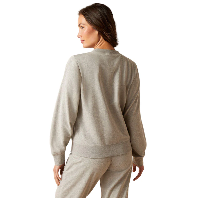 Ariat Women's Memento Sweatshirt - Heather Grey - Image 2