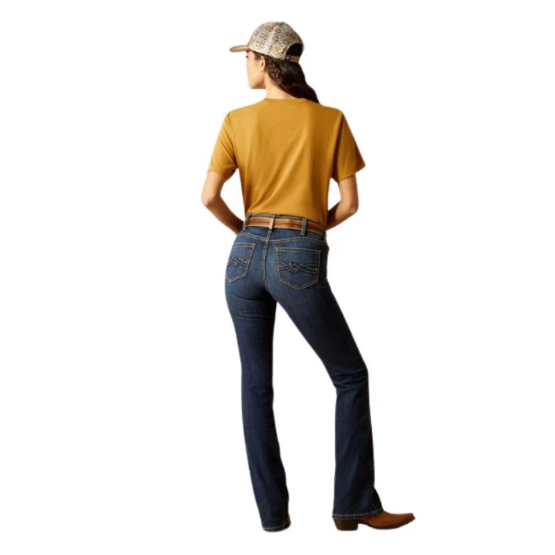Ariat Women's Perfect Rise Desiree Boot Cut Jeans - Midnight - Image 3