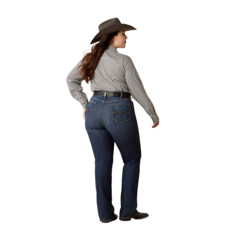 Ariat Women's Perfect Rise Desiree Boot Cut Jeans - Midnight - Image 4
