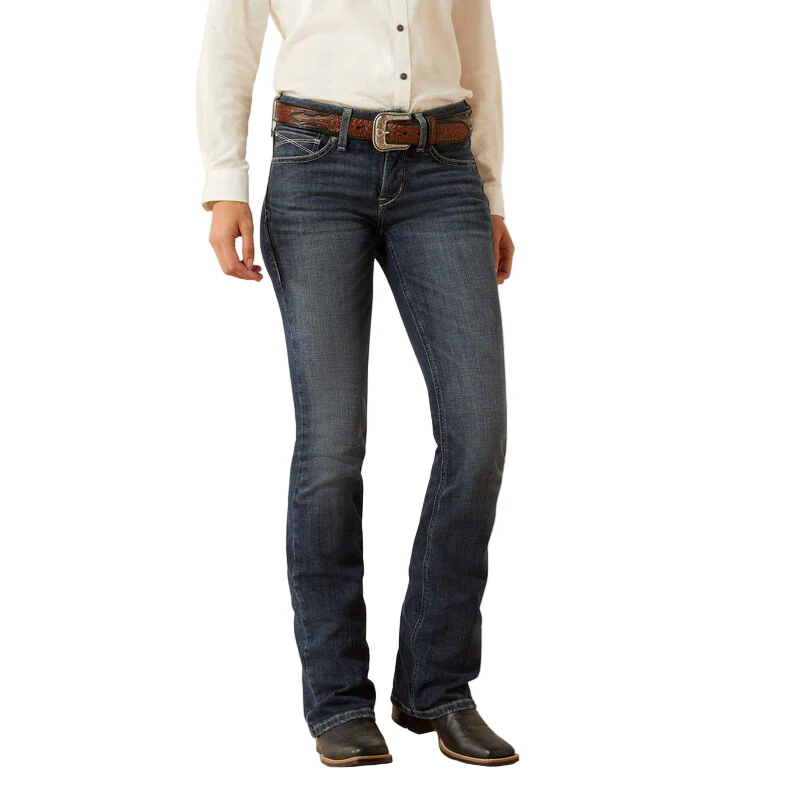 **Ariat Women's Perfect Rise Esti Boot Cut Jean- Missouri