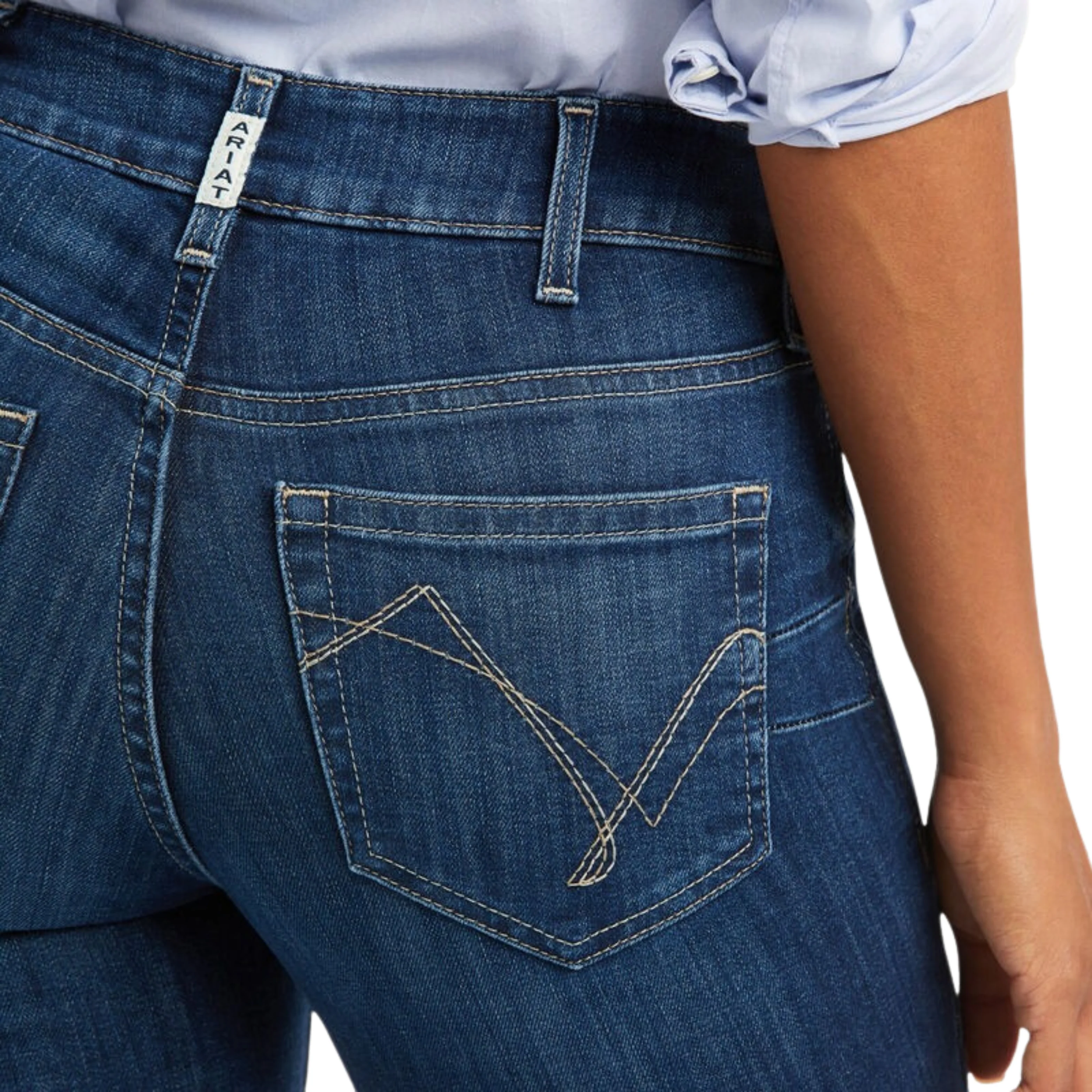 Ariat Women's R.E.A.L. Perfect Rise Abby Straight Jean - Mackenzie - Image 6