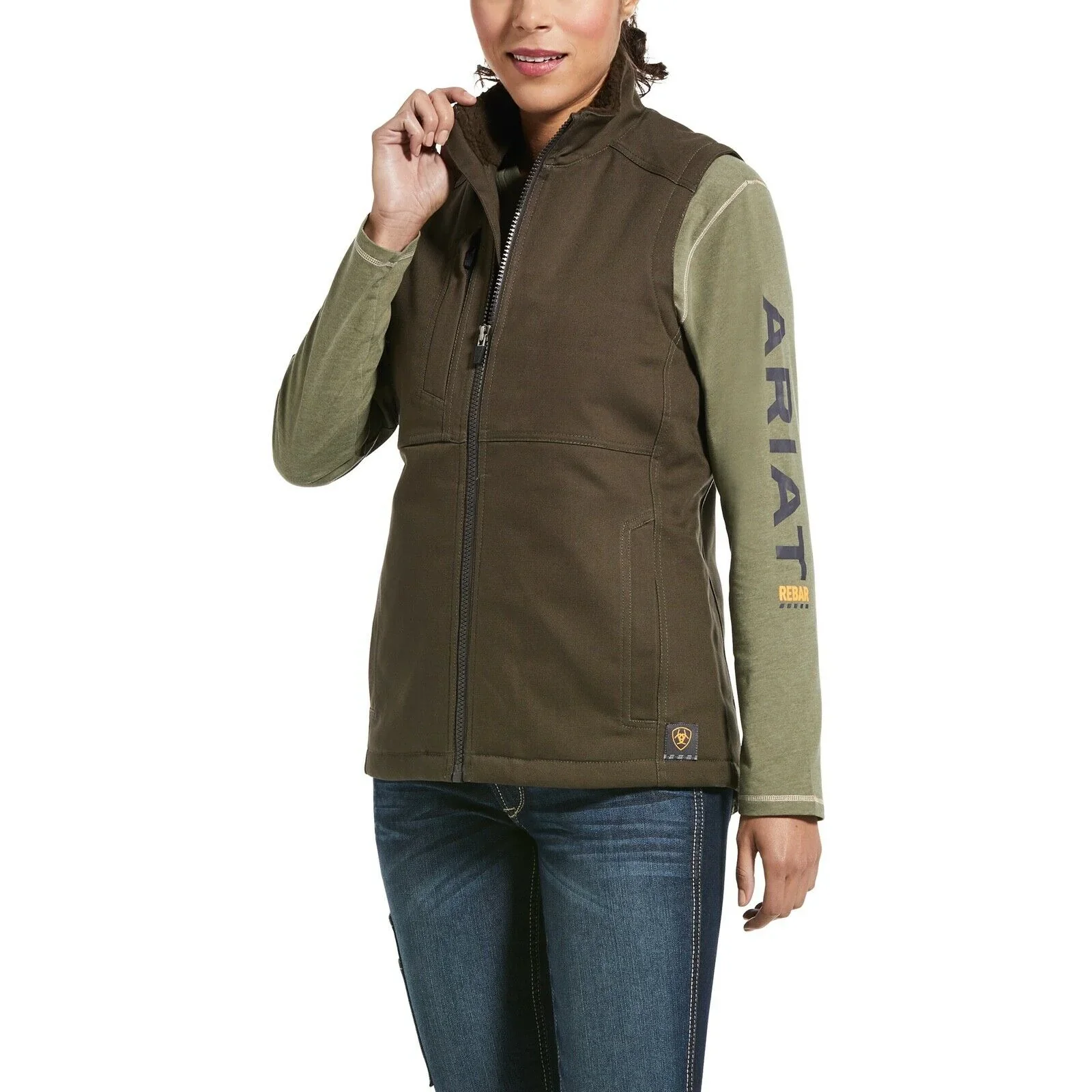 Ariat Women's Rebar DuraCanvas Insulated Vest - Wren