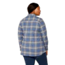 Ariat Women's Rebar Flannel DuraStretch Work Shirt - True Navy - Image 4