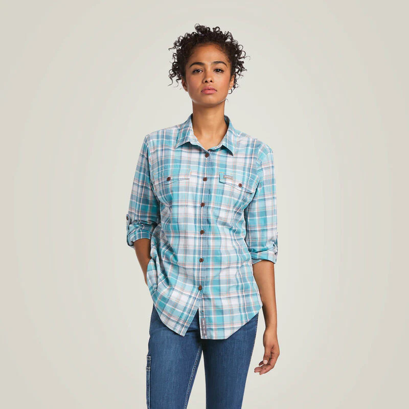Ariat Women's Rebar Made Tough DuraStretch Work Shirt