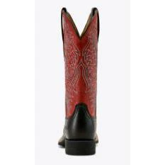 Ariat Women's Round Up W Toe- Black Deertan - Image 2