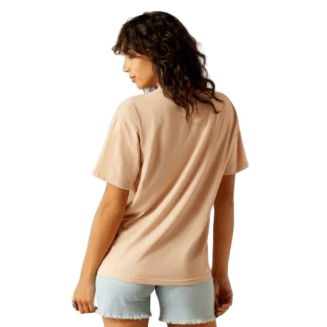 Ariat Women's Short Sleeve Roadside Tee Shirt- Muted Clay - Image 2