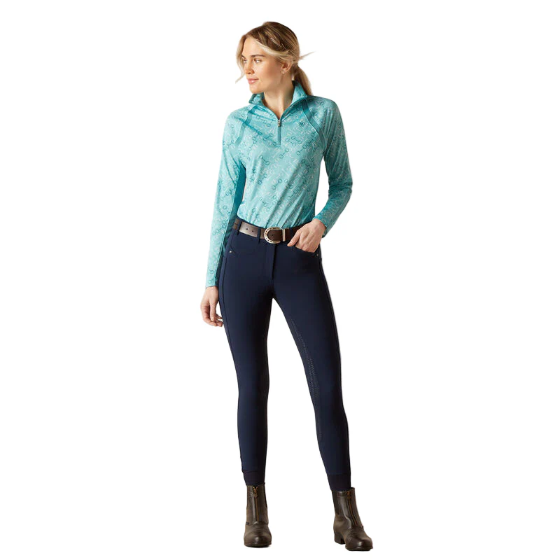Ariat Women's Sunstopper 3.0 1/4 Zip Baselayer - Image 3