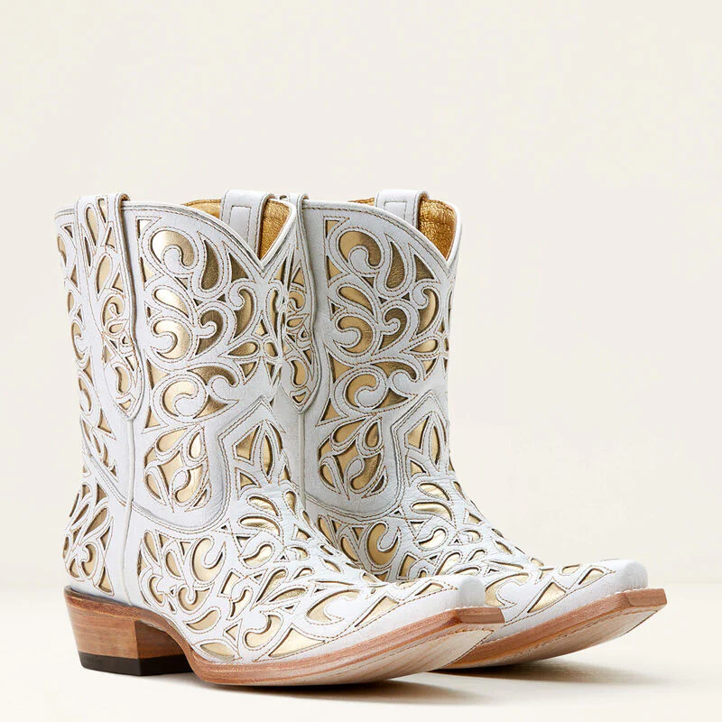 Ariat Women's Valentina Classic Western Boot-Classic Alabaster - Image 7