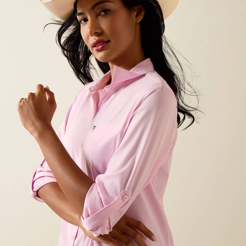 Ariat Women's VentTEK Long Sleeve Shirt - Pirouette - Image 3
