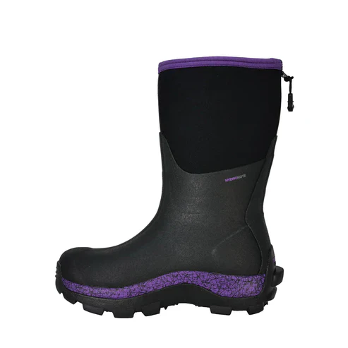 Dryshod Women's Arctic Storm Mid Boot - Black/Purple - Image 3