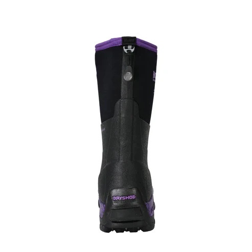 Dryshod Women's Arctic Storm Mid Boot - Black/Purple - Image 4