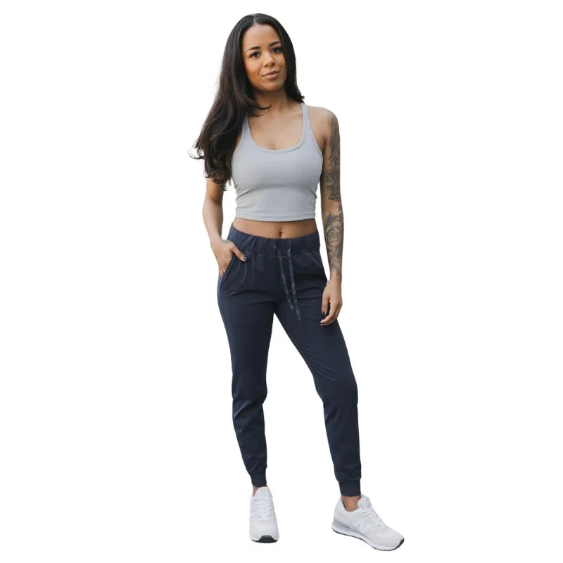 Bare Activewear Women's Downtown Jogger with Cuffed Ankle - Image 2