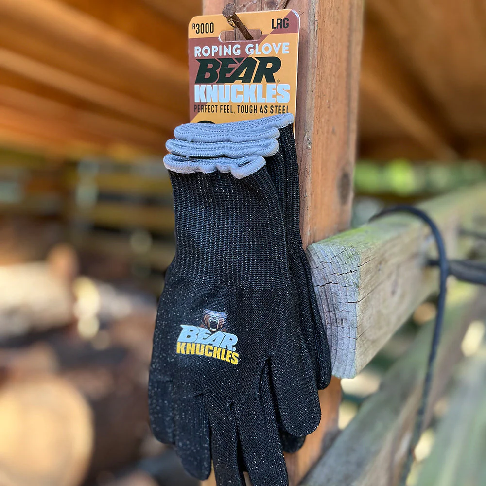 Bear Knuckle Cut Resistant Breathable Roping Gloves - Right Hand (5 Pack) - Image 2