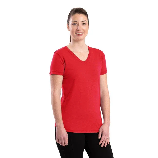 Berne Womens Performance V-Neck T-Shirt - Assorted Colours - Image 10
