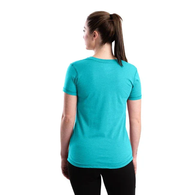 Berne Womens Performance V-Neck T-Shirt - Assorted Colours - Image 2