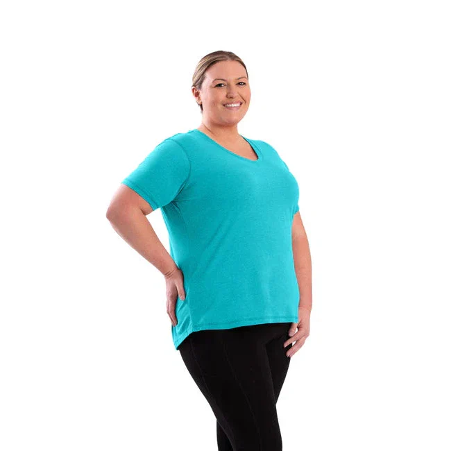 Berne Womens Performance V-Neck T-Shirt - Assorted Colours - Image 3