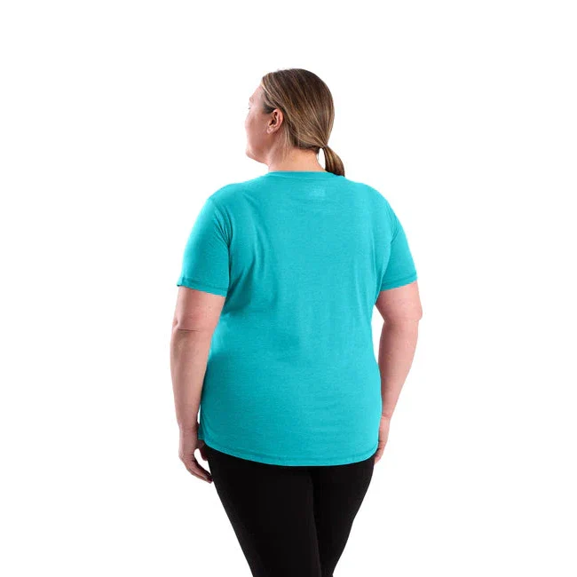 Berne Womens Performance V-Neck T-Shirt - Assorted Colours - Image 4