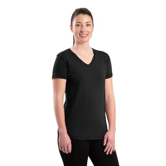 Berne Womens Performance V-Neck T-Shirt - Assorted Colours - Image 5