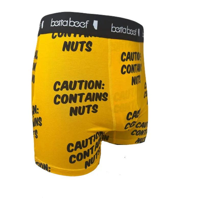 Berta Beef Men's Underwear Contains Nuts - Yellow - Image 3